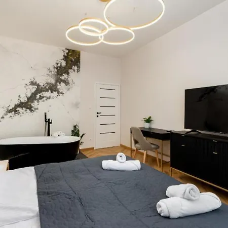 Apartment Bedrooms With Sauna&bath And Free Parking Krakow