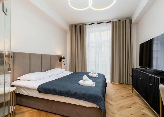 Apartment Bedrooms With Sauna&bath And Free Parking Krakow